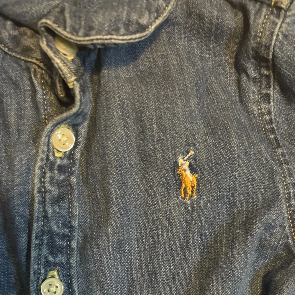 Ralph Lauren Toddler Denim Shirt Dress 24 Months